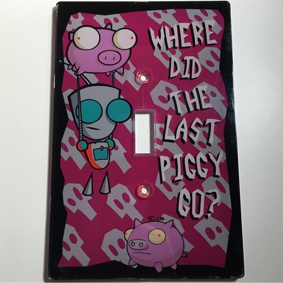Hot Topic Wall Decor Rare Vintage Nickelodeon Invader Zim Gir Light